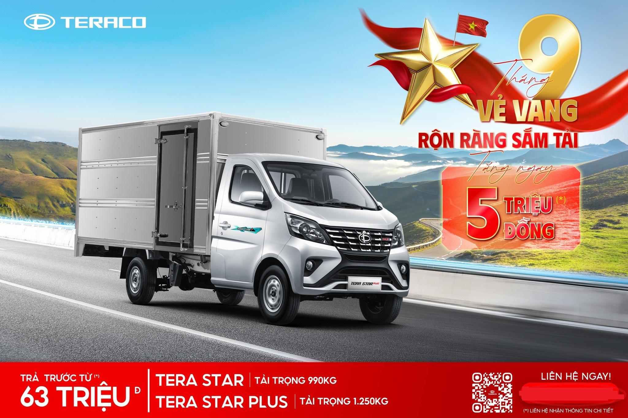 ƯU ĐÃI 5 TRIỆU ĐỒNG KHI MUA TERA STAR - TERA STAR PLUS TRONG THÁNG 9