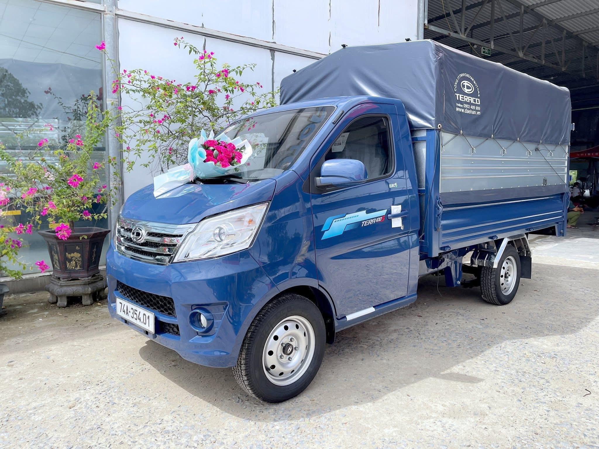 GIỚI THIỆU XE TẢI TERA100S MUI BẠT MỞ BỮNG